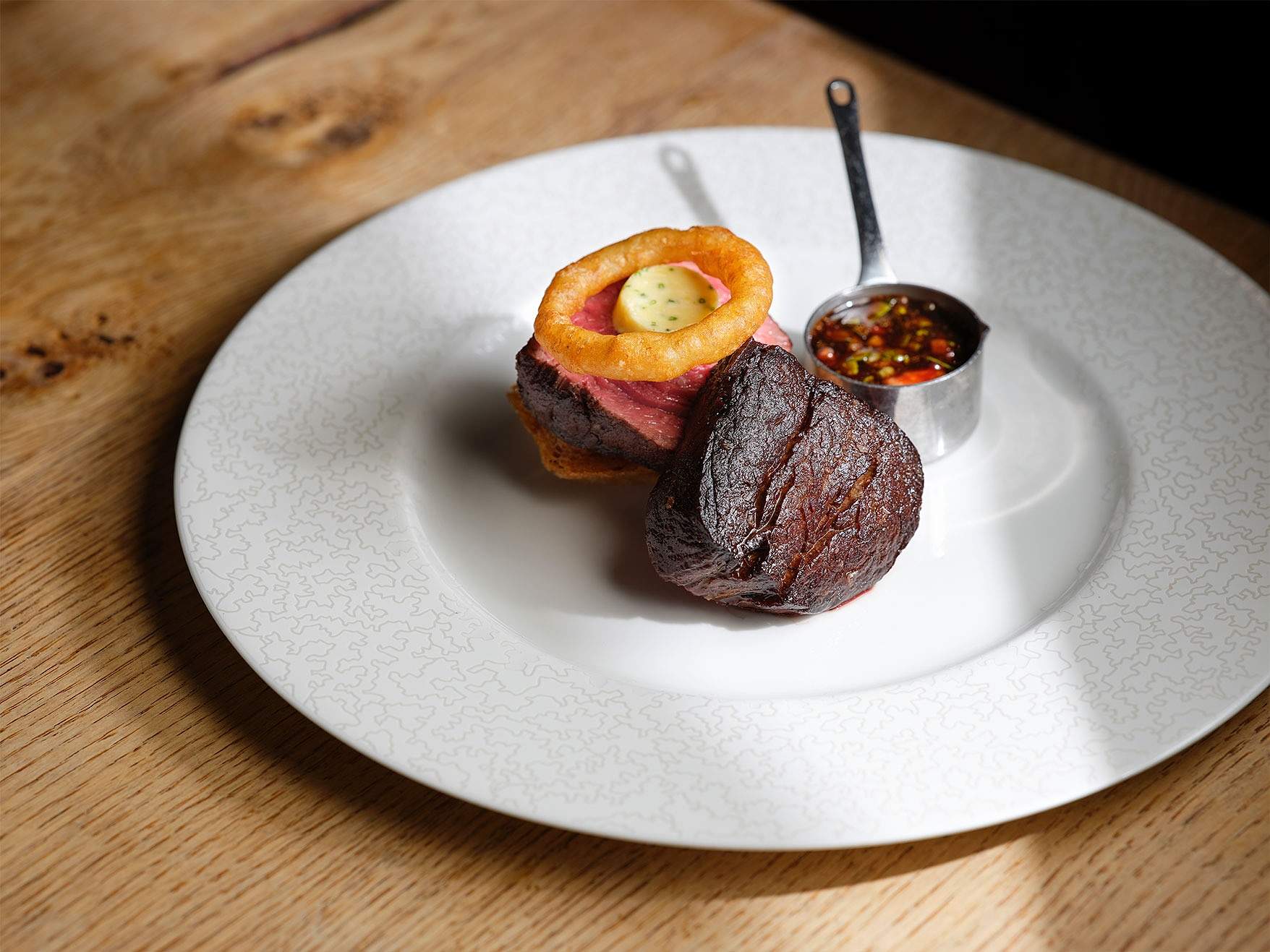 A beef main course served in The Shed