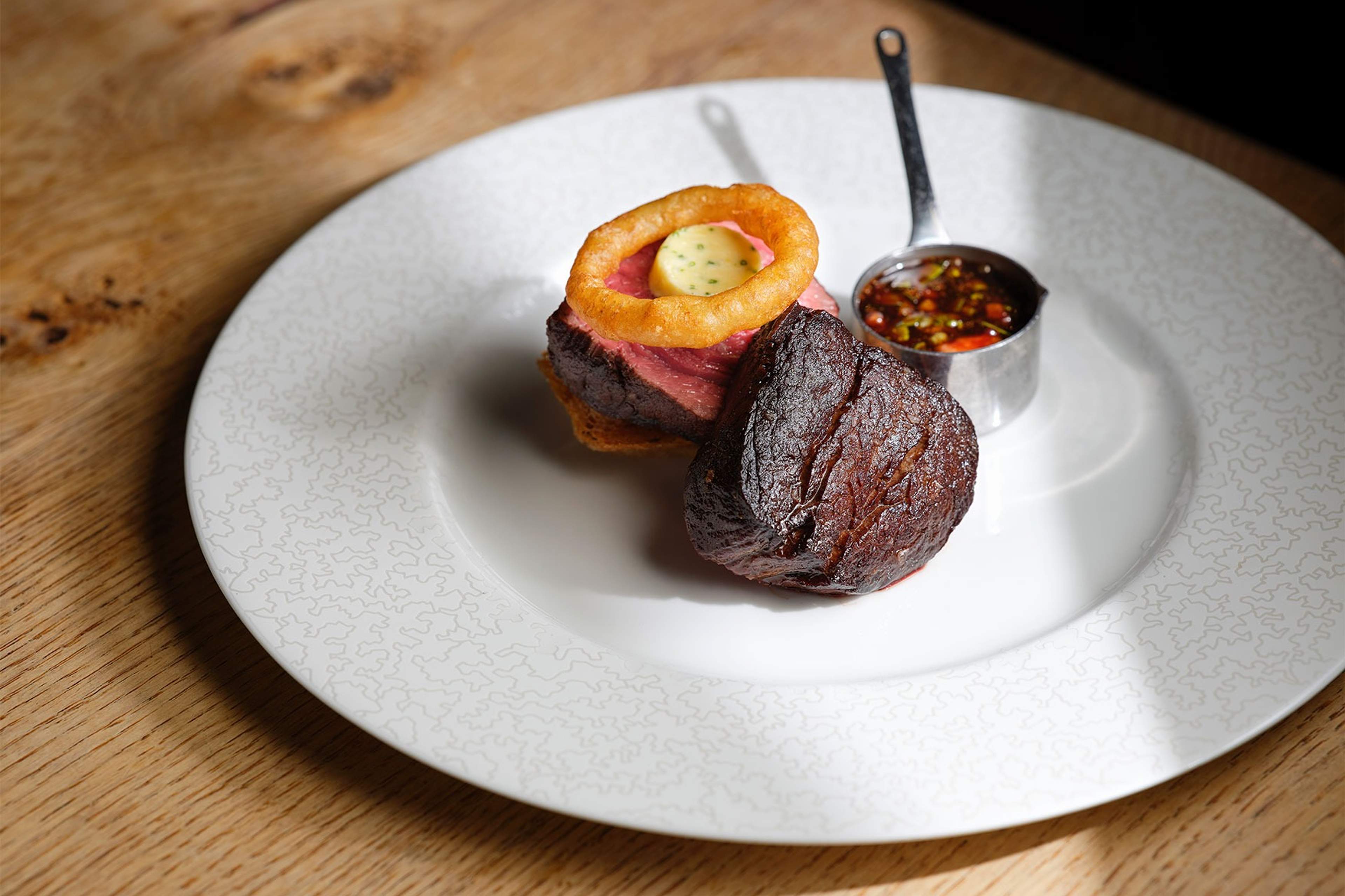 A beef main course served in The Shed