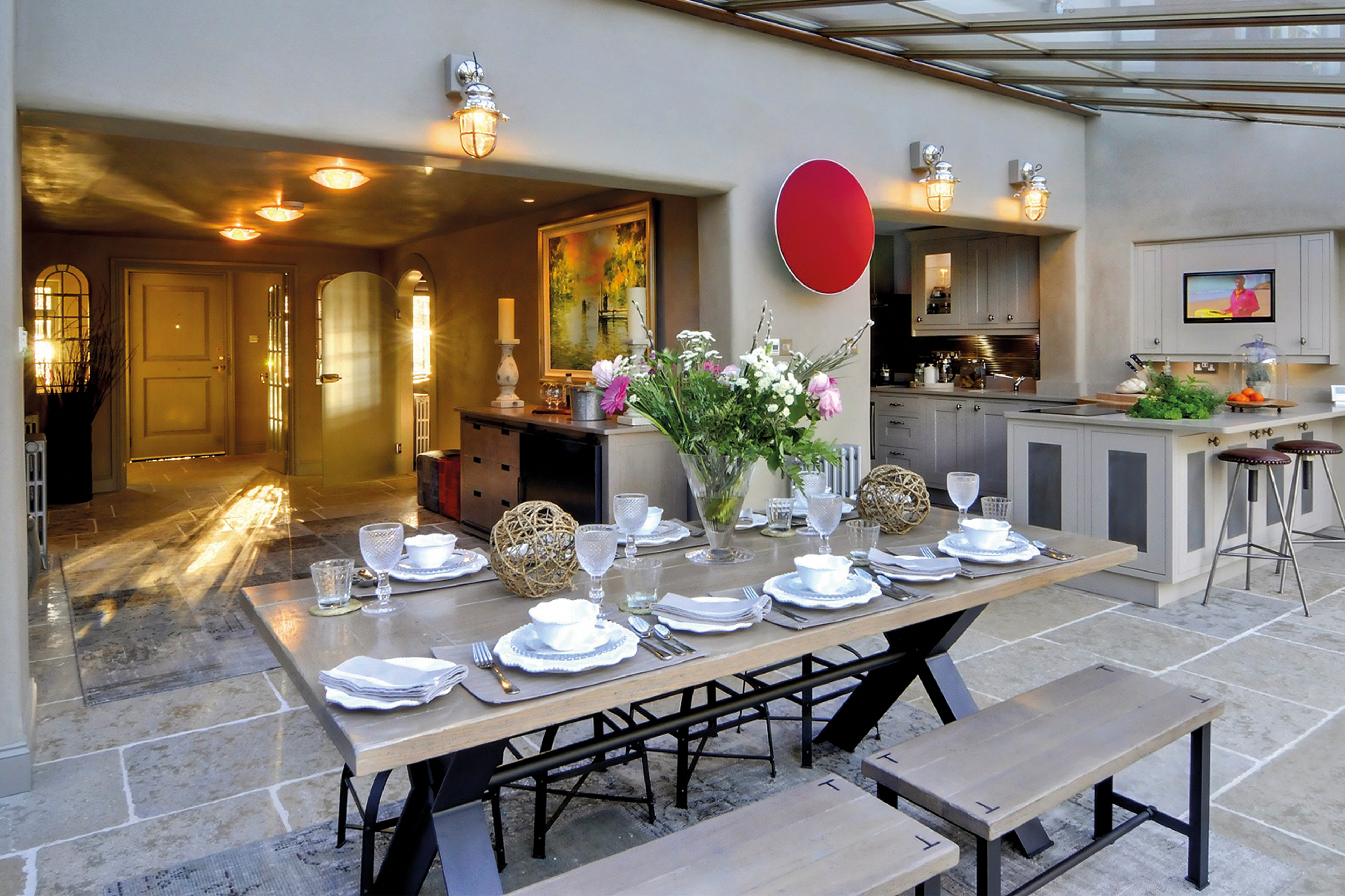 Jack Blumenthal's private dining table
