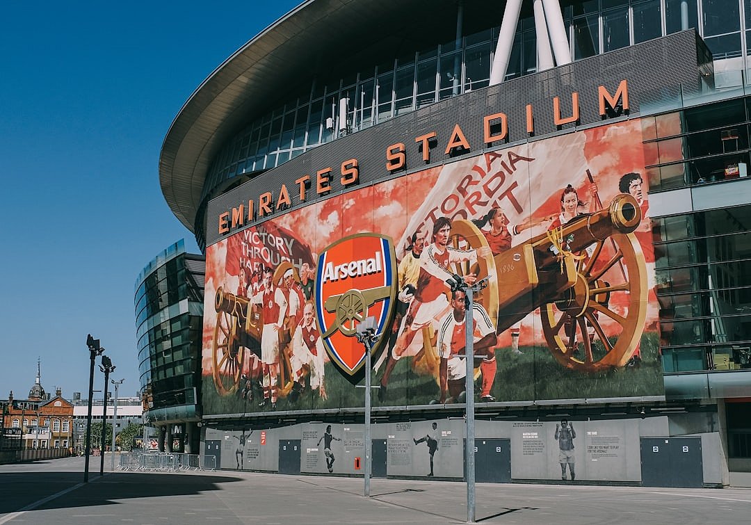 Arsenal Invincibles mural at the Emirates Stadium