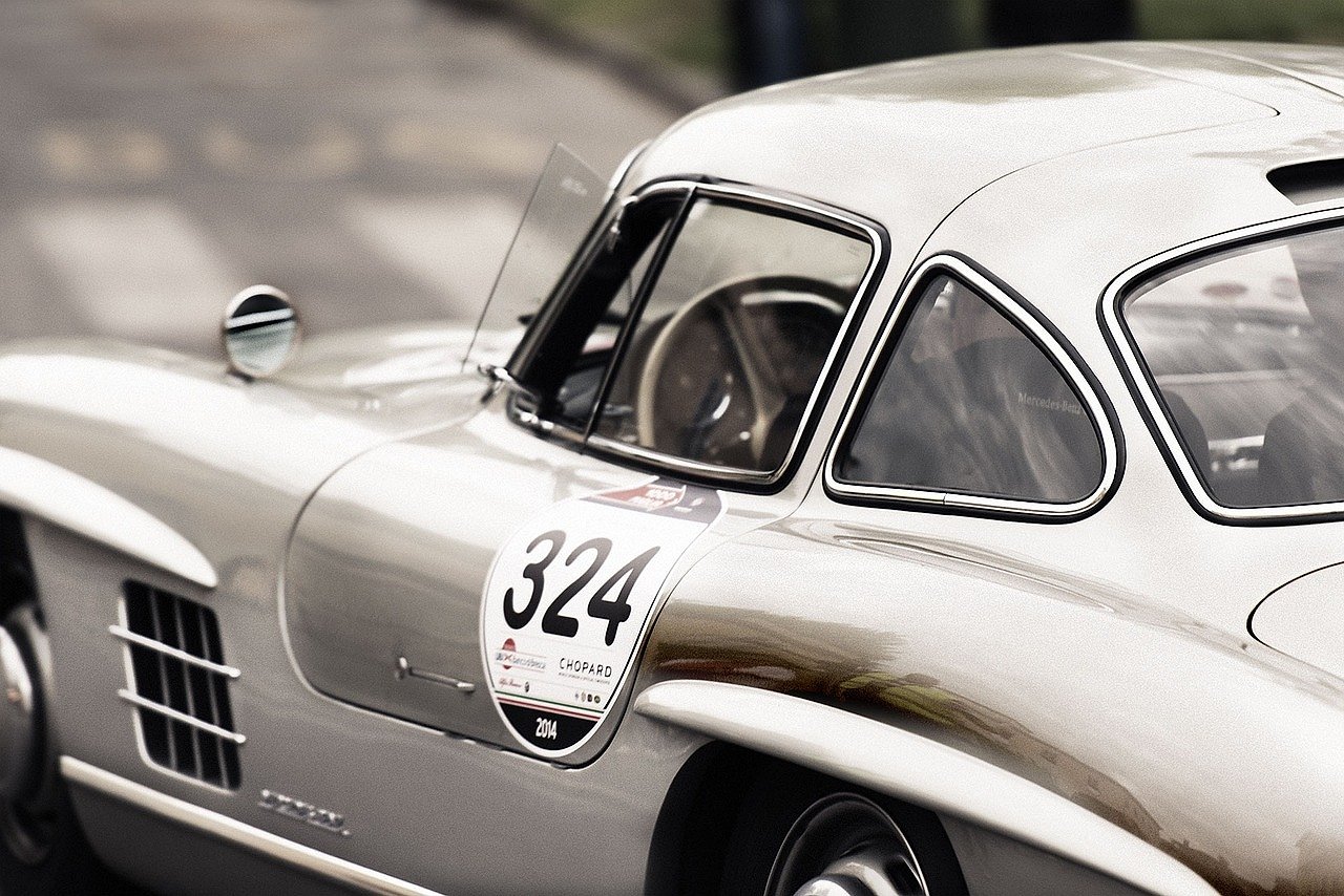 Classic racing car from the early era of grand prix motorsport