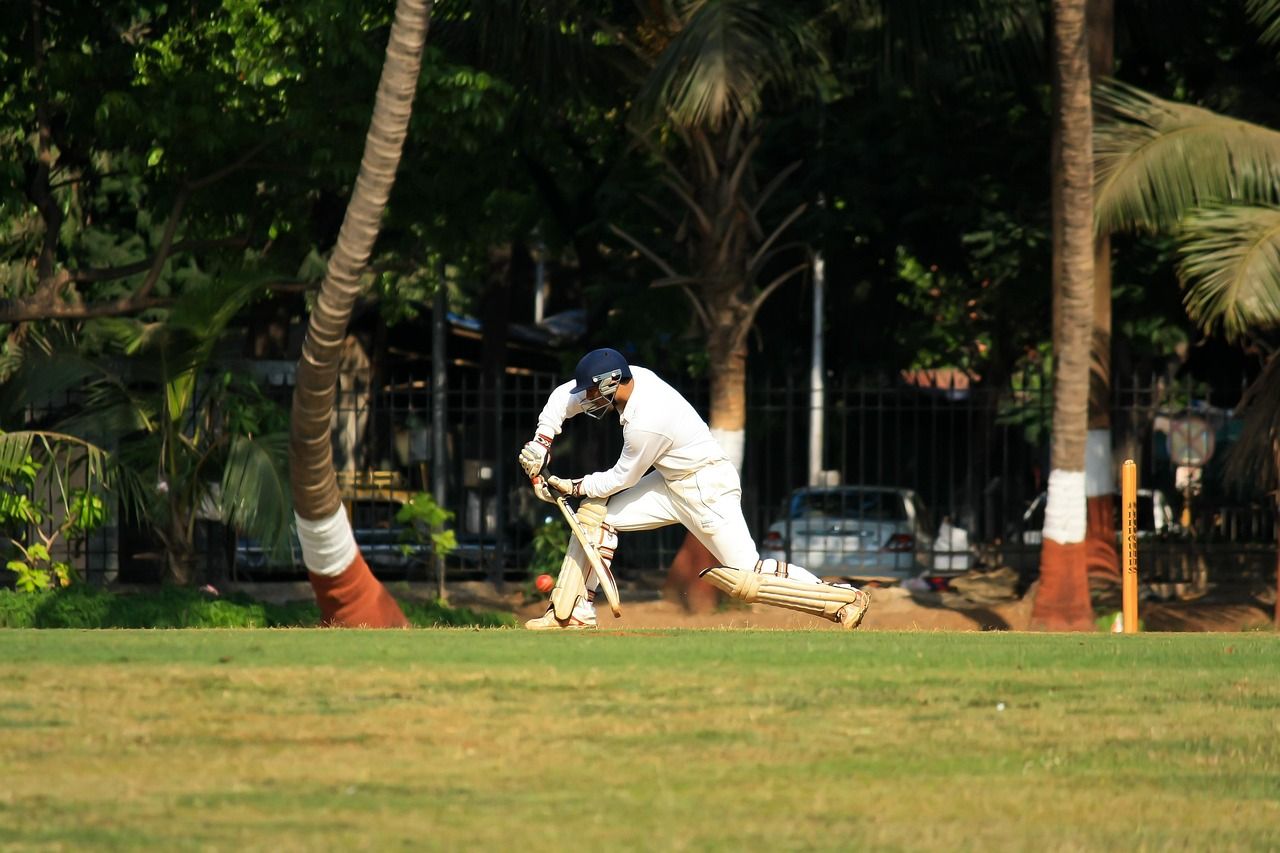 A cricket player on the field, representing the turbulent 2010 series