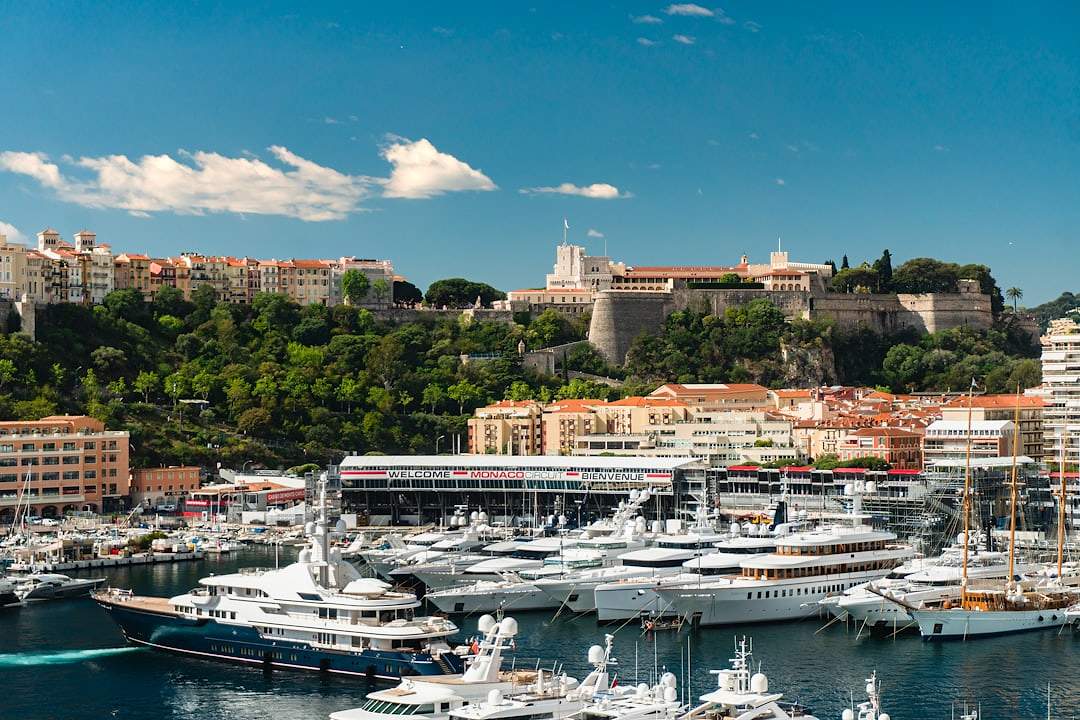 Port Hercule Monaco filling up with yachts ahead of the Grand Prix