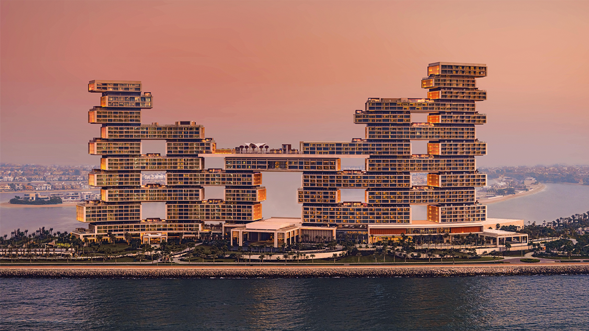 Exterior view of Atlantis The Royal in Dubai