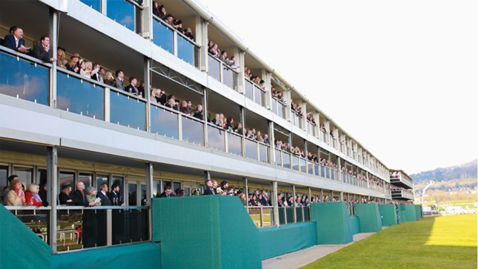 The Long Run Box hospitality facility at Cheltenham Racecourse