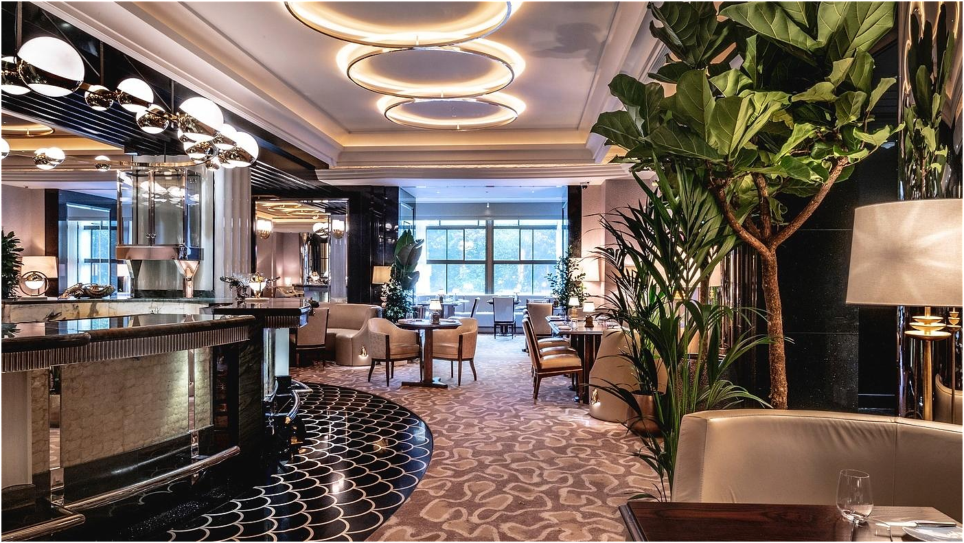 The River Restaurant by Gordon Ramsay dining room and bar at The Savoy