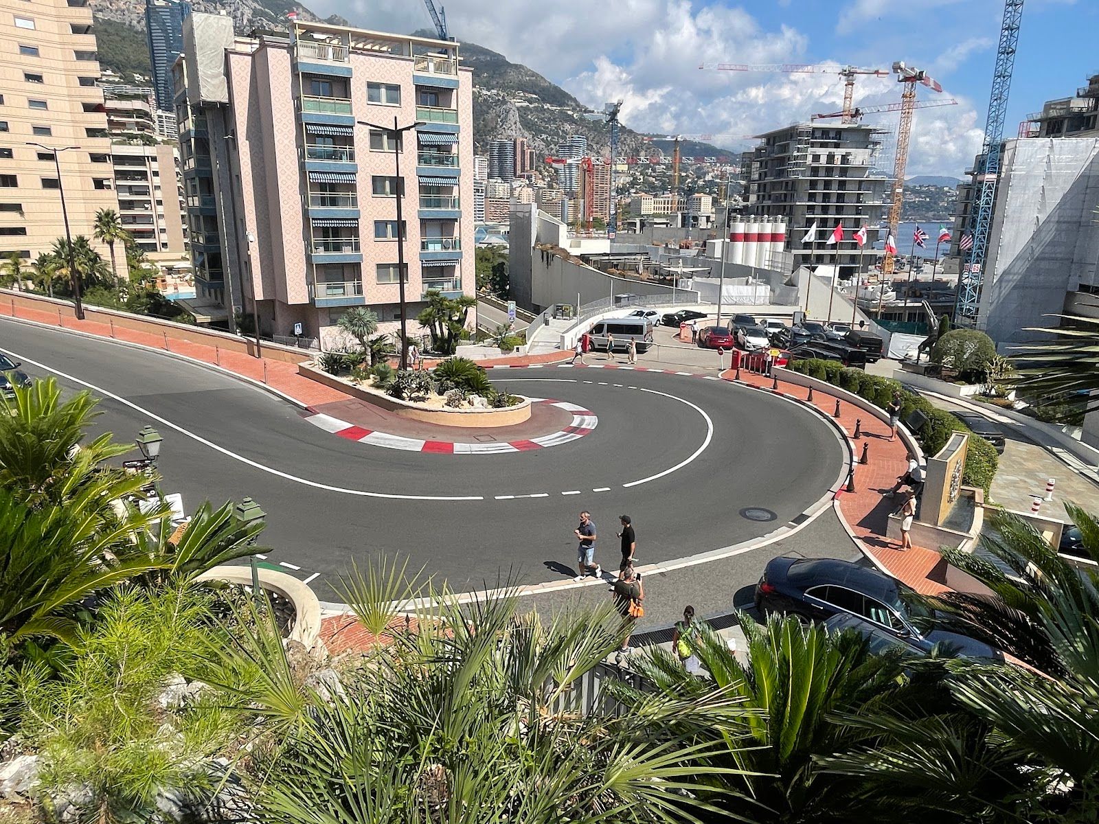 Grandstand seat at the Circuit de Monaco