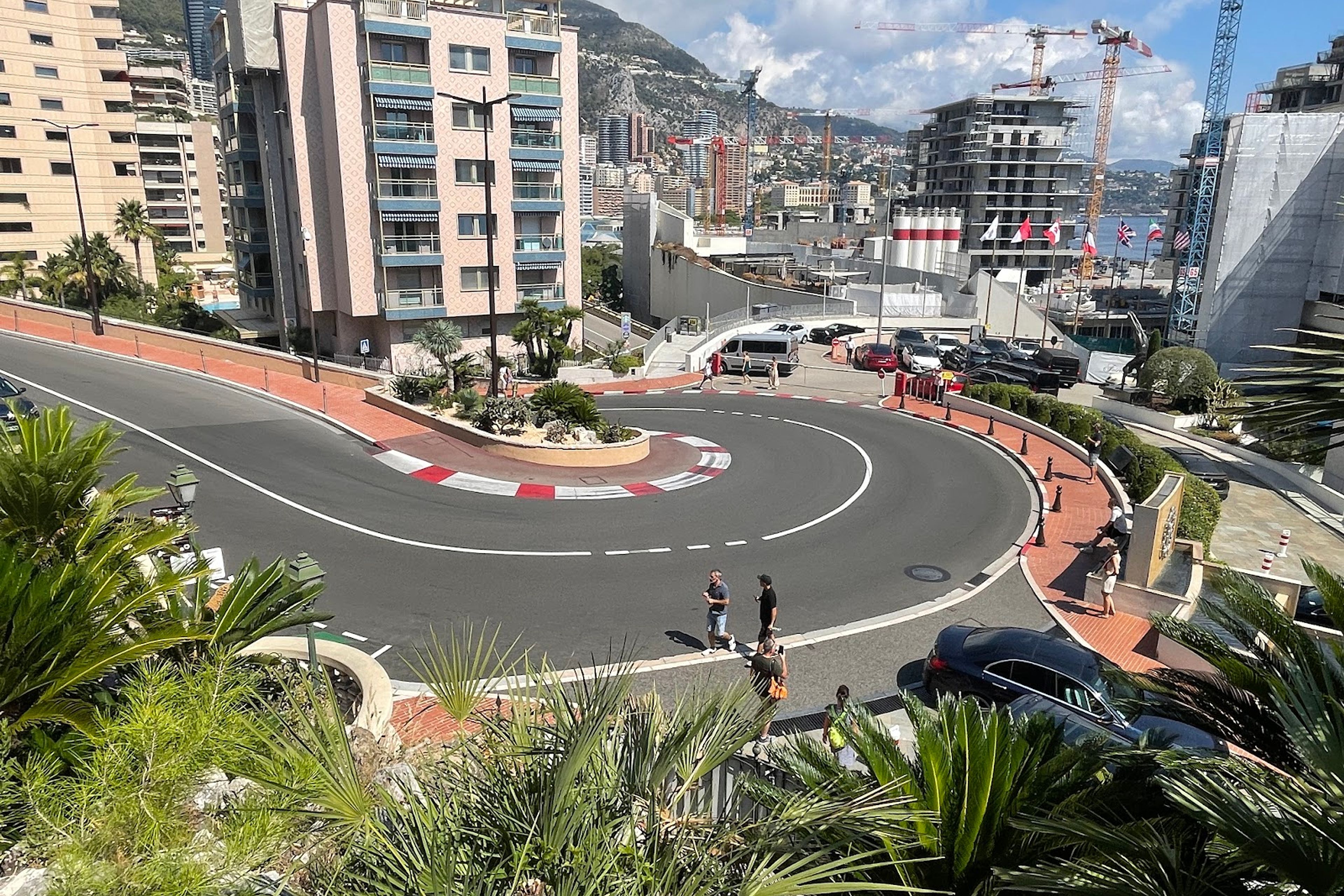 Grandstand seat at the Circuit de Monaco