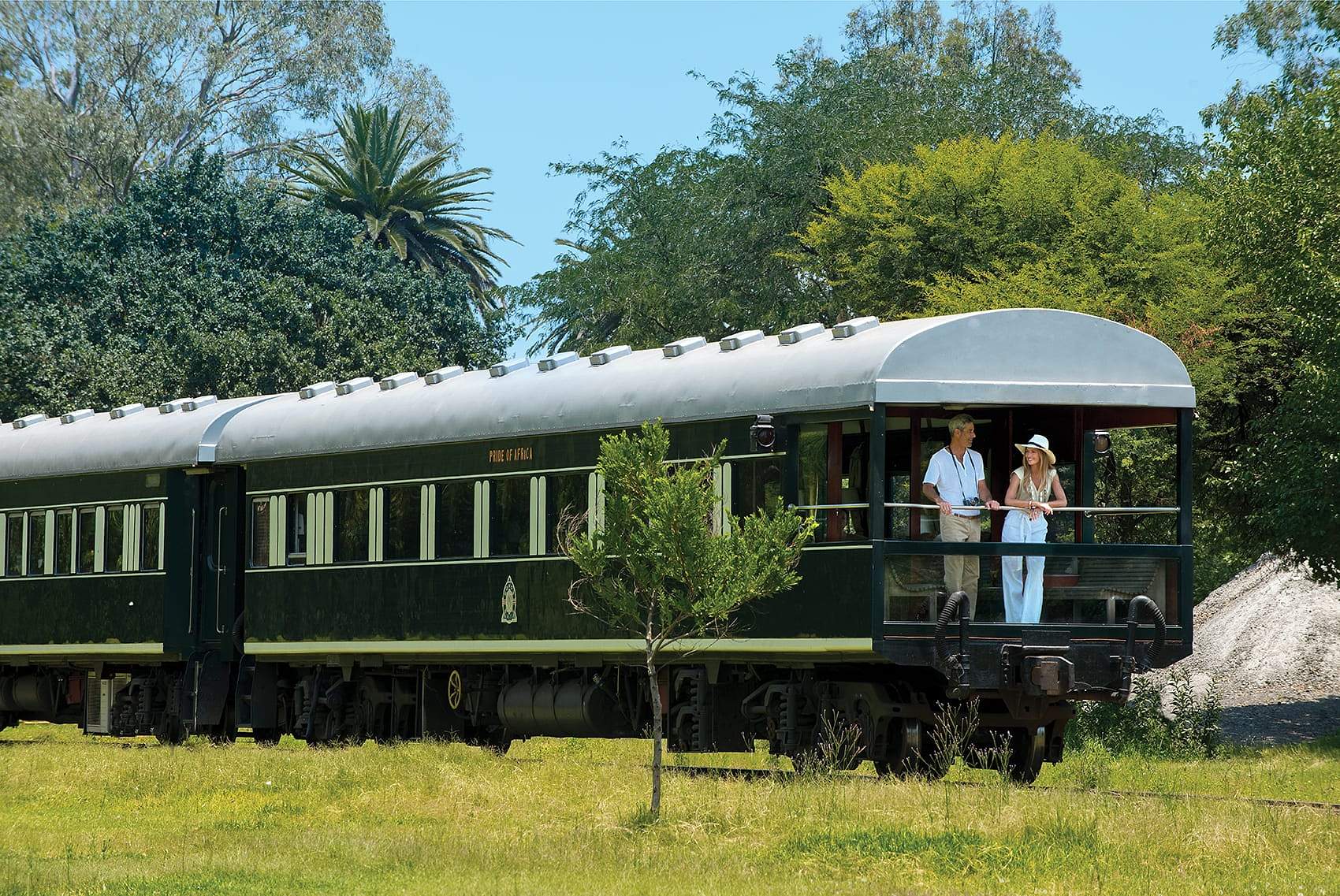 Exterior view of Rovos Rail in Pretoria