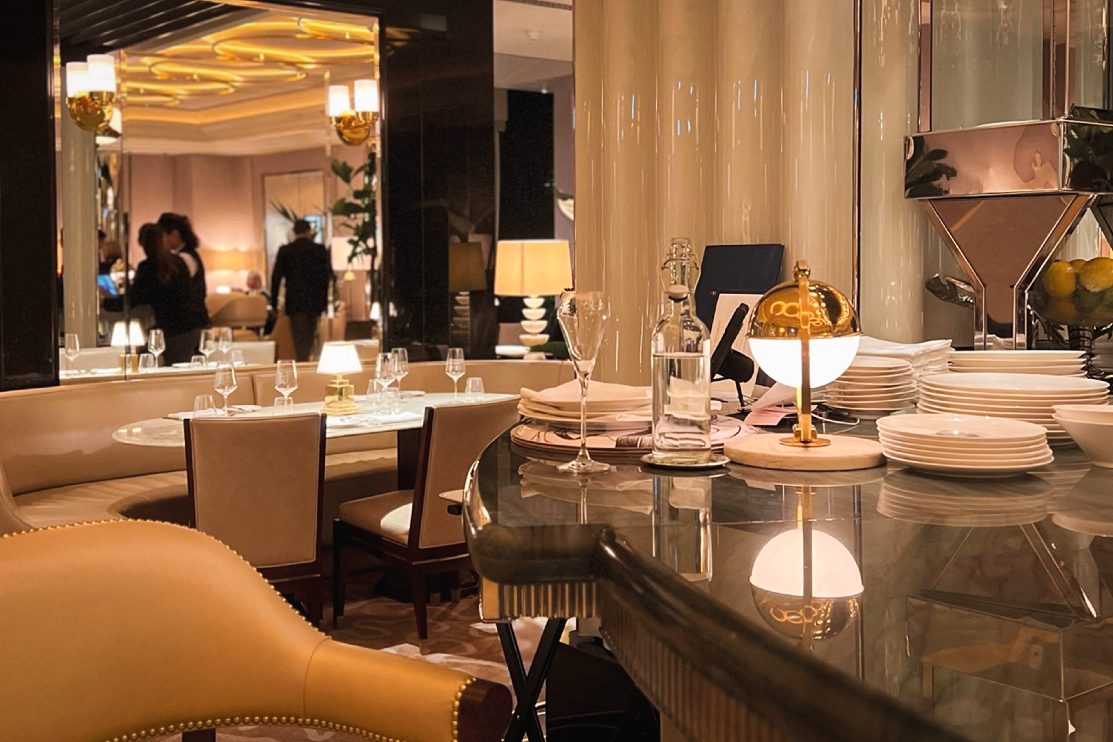Pre-show dinner at The River Restaurant by Gordon Ramsay, then MJ at the Prince Edward.