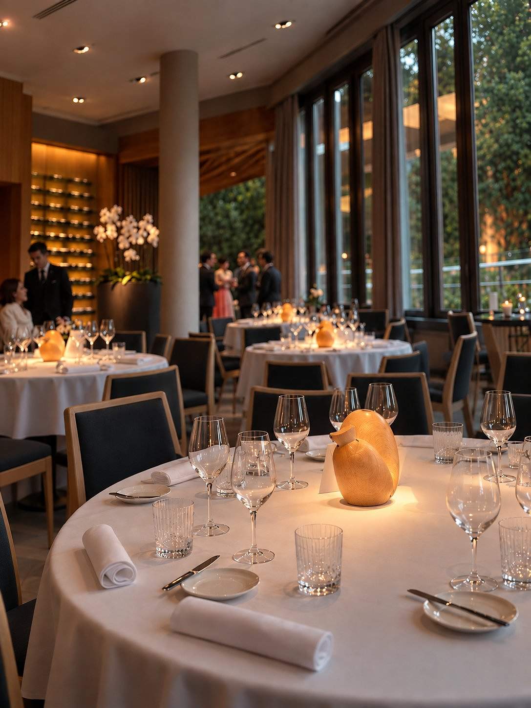 The dining room at Martín Berasategui
