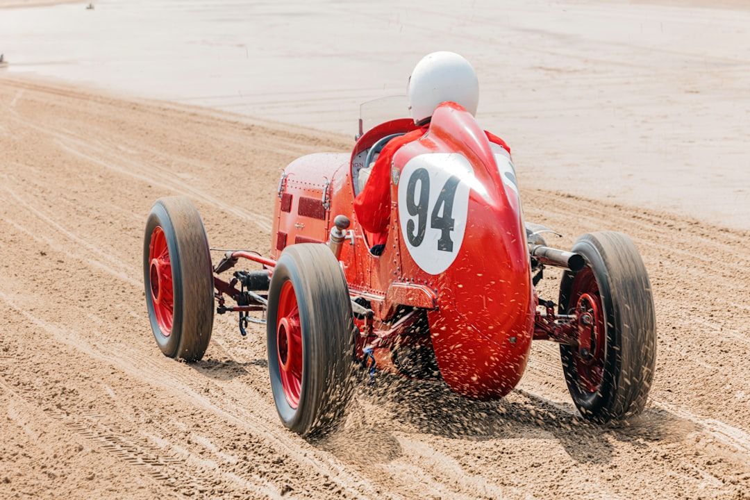 Vintage grand prix racing car from the early era of motorsport