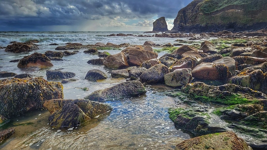Dramatic Cornwall coastline, the setting for the musical's reimagined story