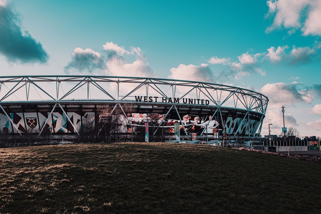 West Ham United's London Stadium on matchday with fans in attendance