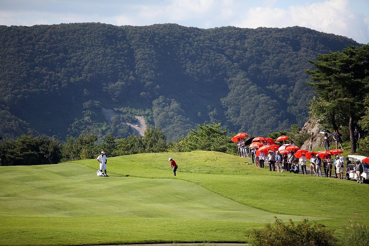Golf tournament players on the course, representing the expanded European Ryder Cup team