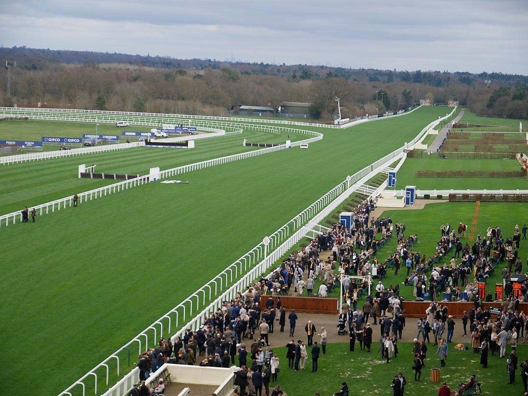 Crowds at Ascot Racecourse on a busy raceday