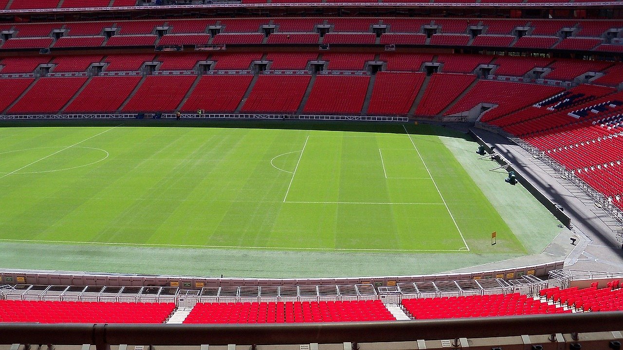Wembley Stadium in London, a major concert venue