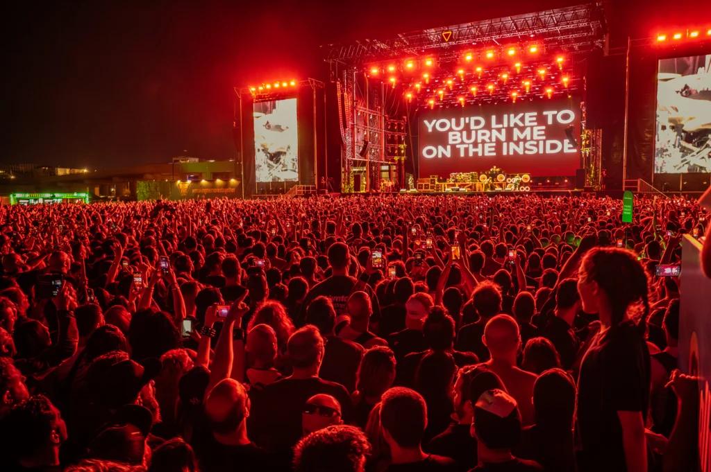 Crowd at Plateia Nerou, Release Athens festival 2026