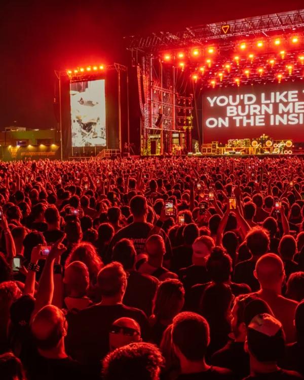 Crowd at Plateia Nerou, Release Athens festival 2026