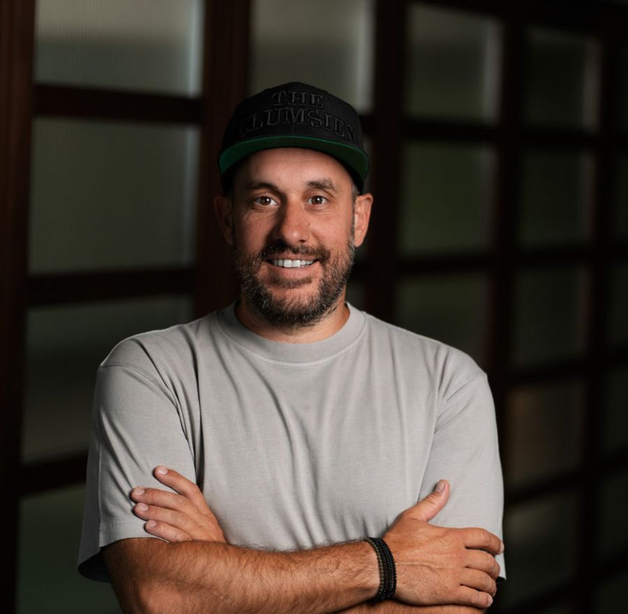 Nikos Bakoulis, co-founder of The Clumsies and Line