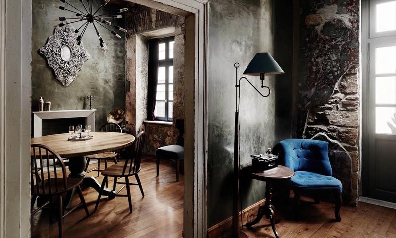 Interior of The Clumsies bar on Praxitelous 30, Athens