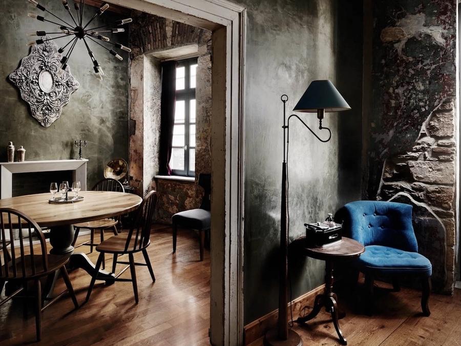 Interior of The Clumsies bar on Praxitelous 30, Athens