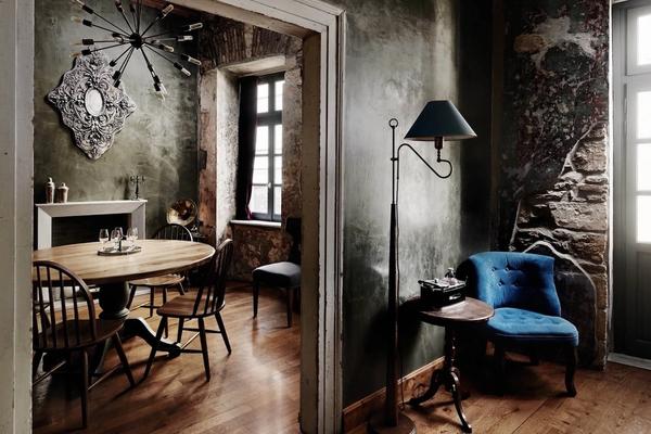 Interior of The Clumsies bar on Praxitelous 30, Athens