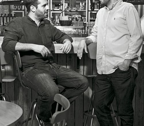Thomas and George Douzis, founders of Ergon Foods, Athens