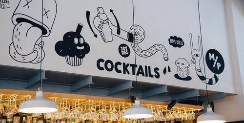 Bel Ray Bar Athens — the light-filled Koukaki snack bar in a converted car workshop