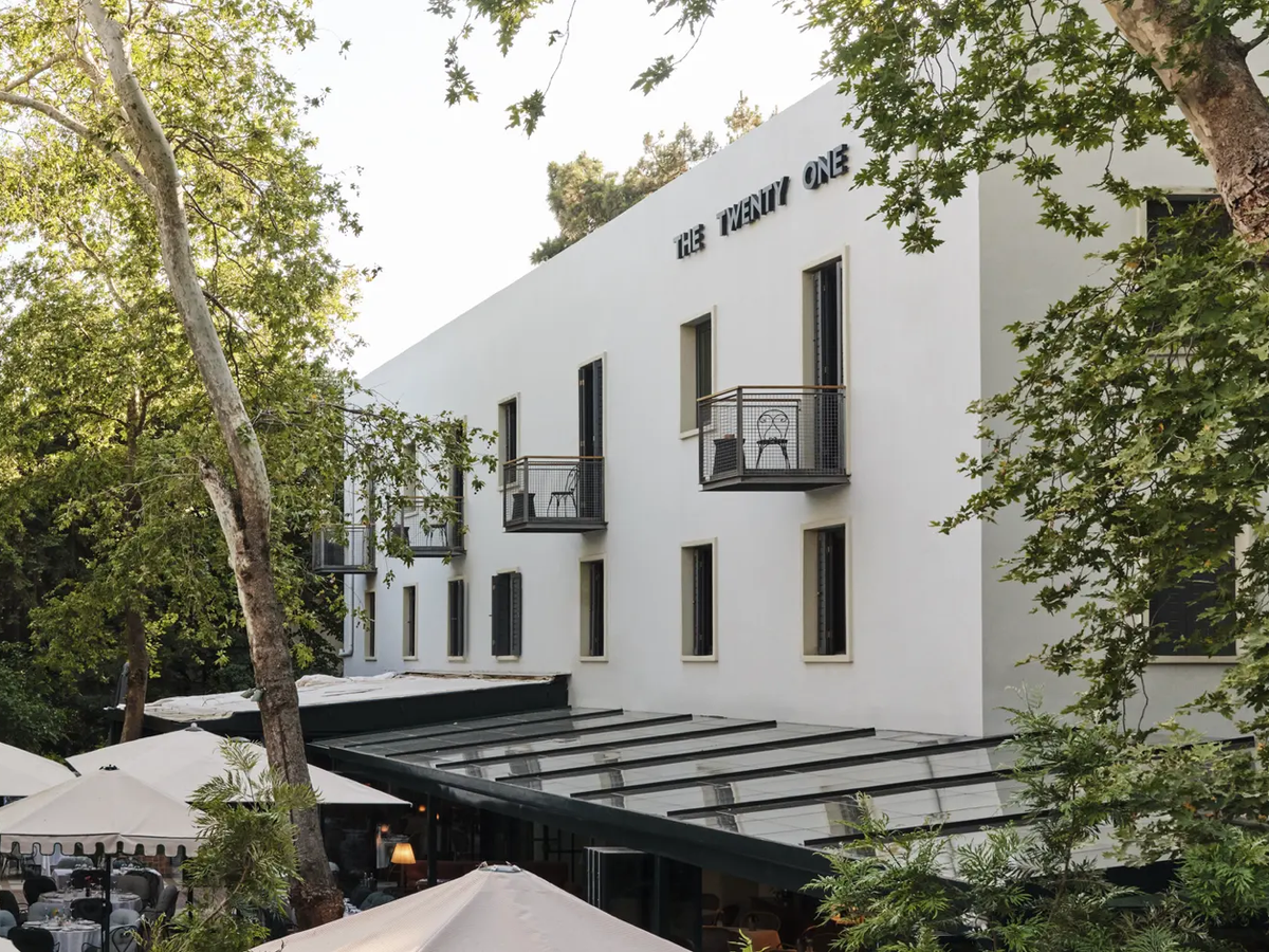 Interior of The Twenty One, a boutique hotel in central Athens