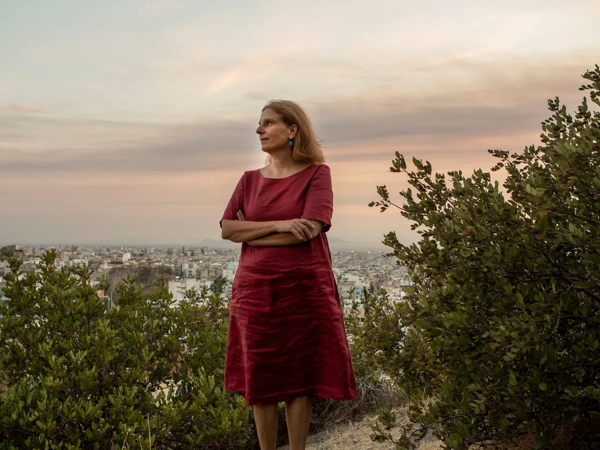 Eleni Myrivili photographed in Athens