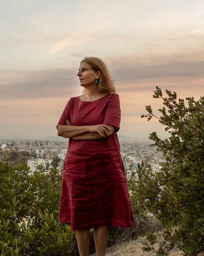 Eleni Myrivili photographed in Athens