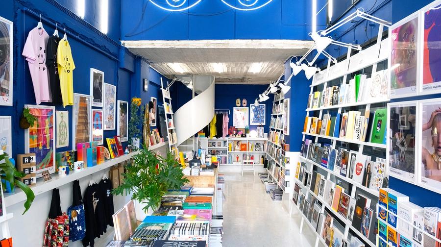 Hyper Hypo bookshop interior, Voreou Street Monastiraki