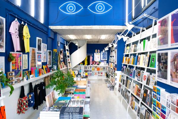 Hyper Hypo bookshop interior, Voreou Street Monastiraki