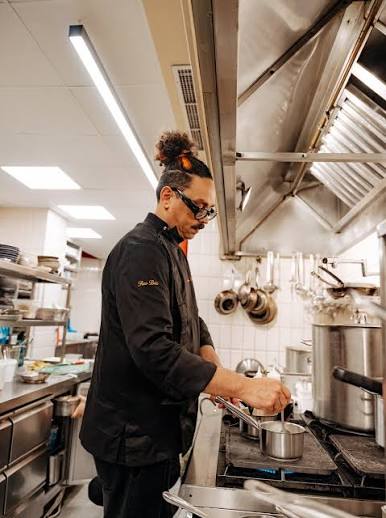 Polychronis Damalas, chef and owner of RawBata, Athens