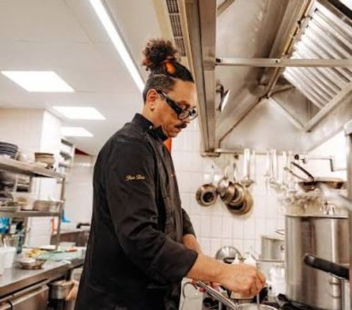 Polychronis Damalas, chef and owner of RawBata, Athens