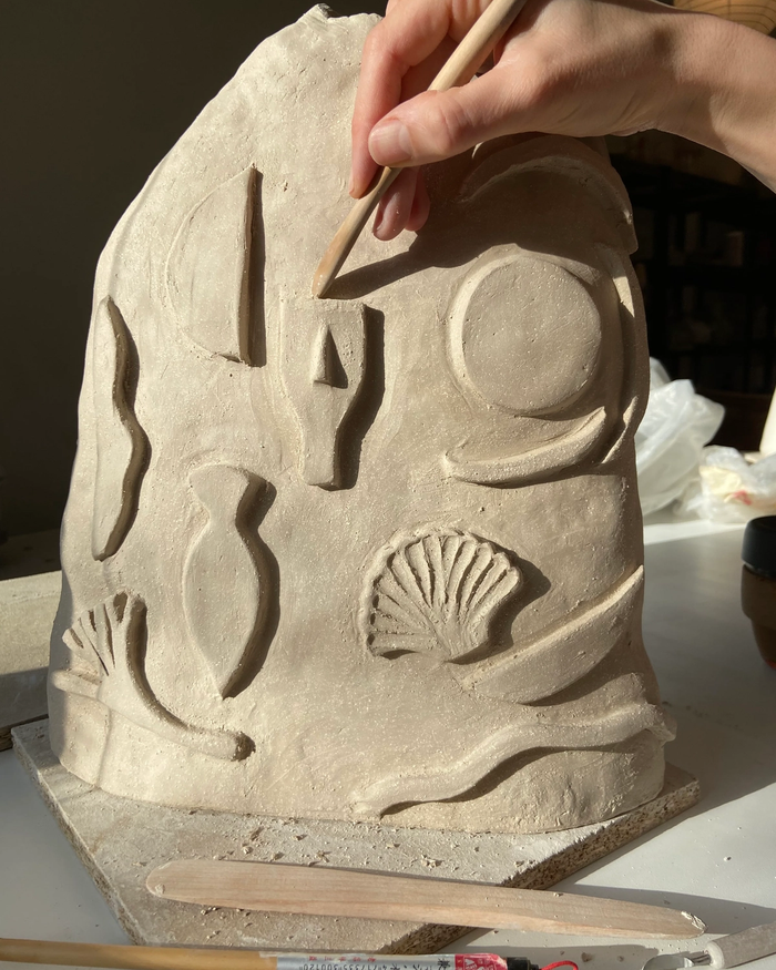 Ceramic work by Terpsichore Savvala