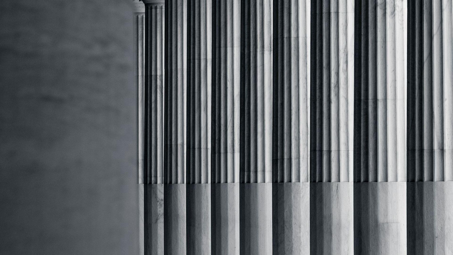 Black and white columns, Athens