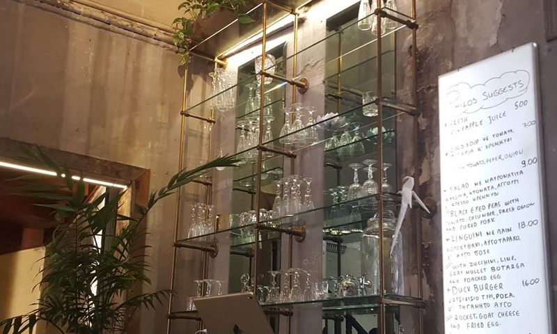 Interior of Philos Athens restaurant on Solonos 32, Kolonaki