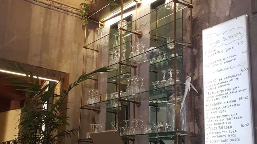 Interior of Philos Athens restaurant on Solonos 32, Kolonaki