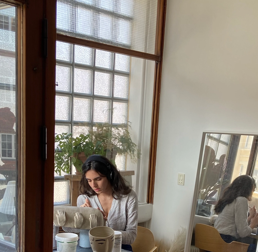 Terpsichore Savvala, ceramic artist, Athens and Madrid