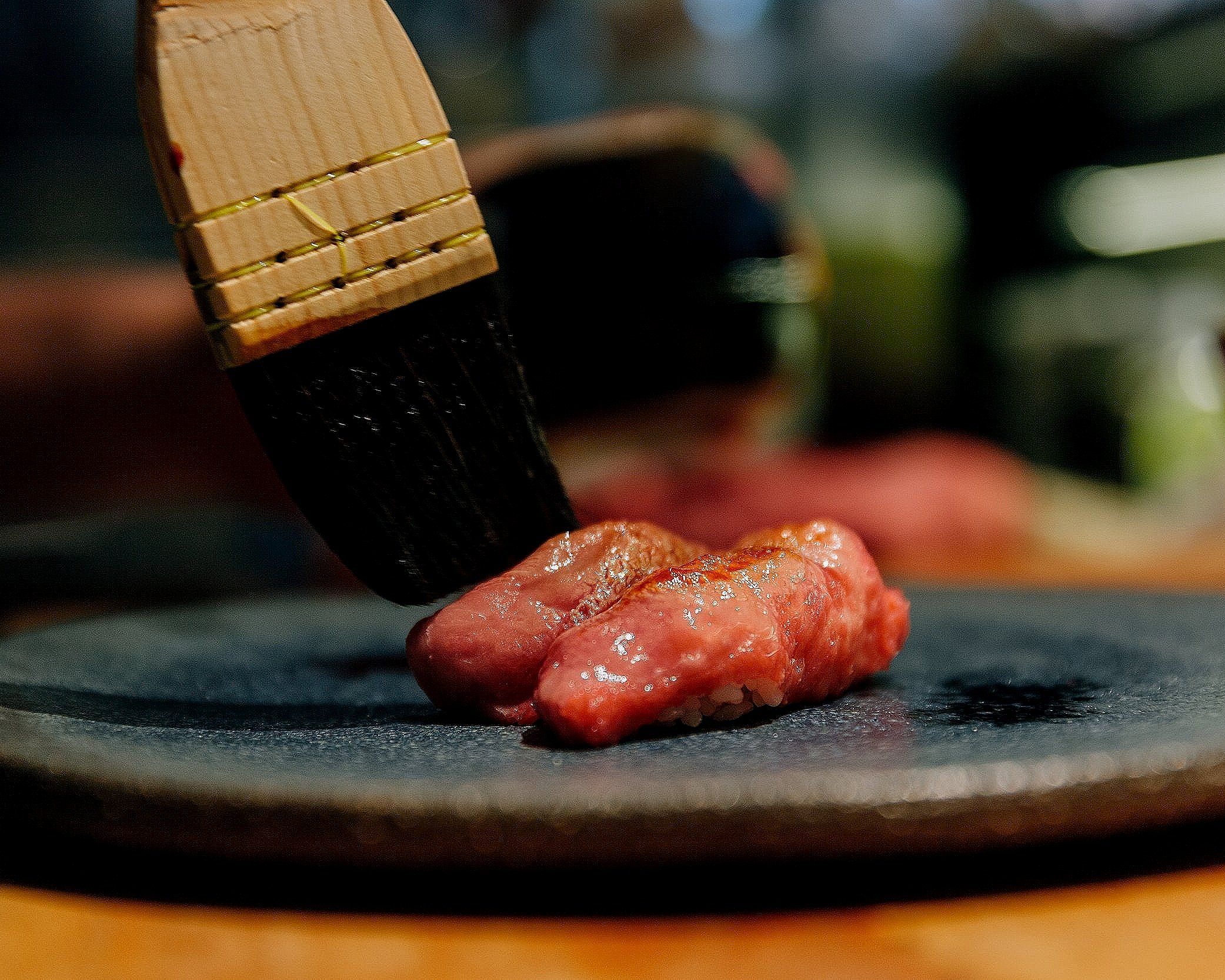 Birdman Athens — nigiri selection, the Japanese bar snack menu