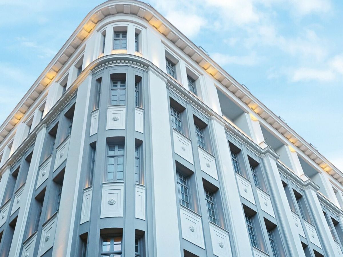 Interior of The Dolli hotel in Athens — a contemporary boutique hotel near Syntagma Square