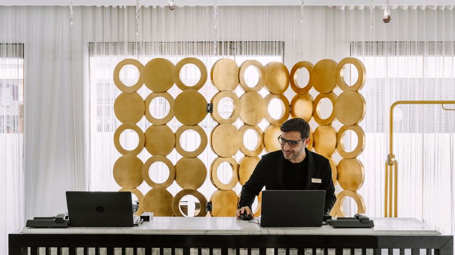 Pallas Athena hotel on Athinas Street in Athens — a Grecotel design hotel with commissioned street art murals throughout its rooms