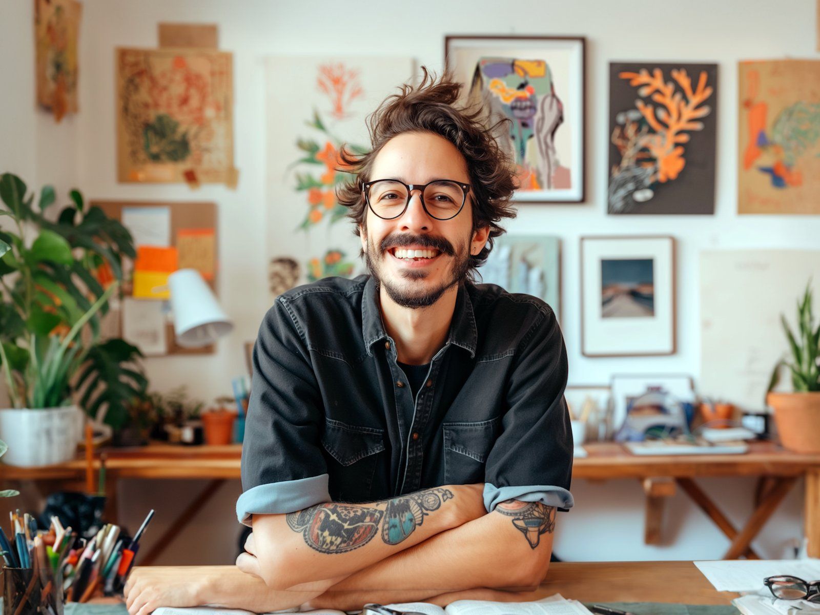 Profesional creativo en su espacio de trabajo, ilustrando 'Consultoría de IA para ecommerce: qué incluye, cuándo la necesitas
