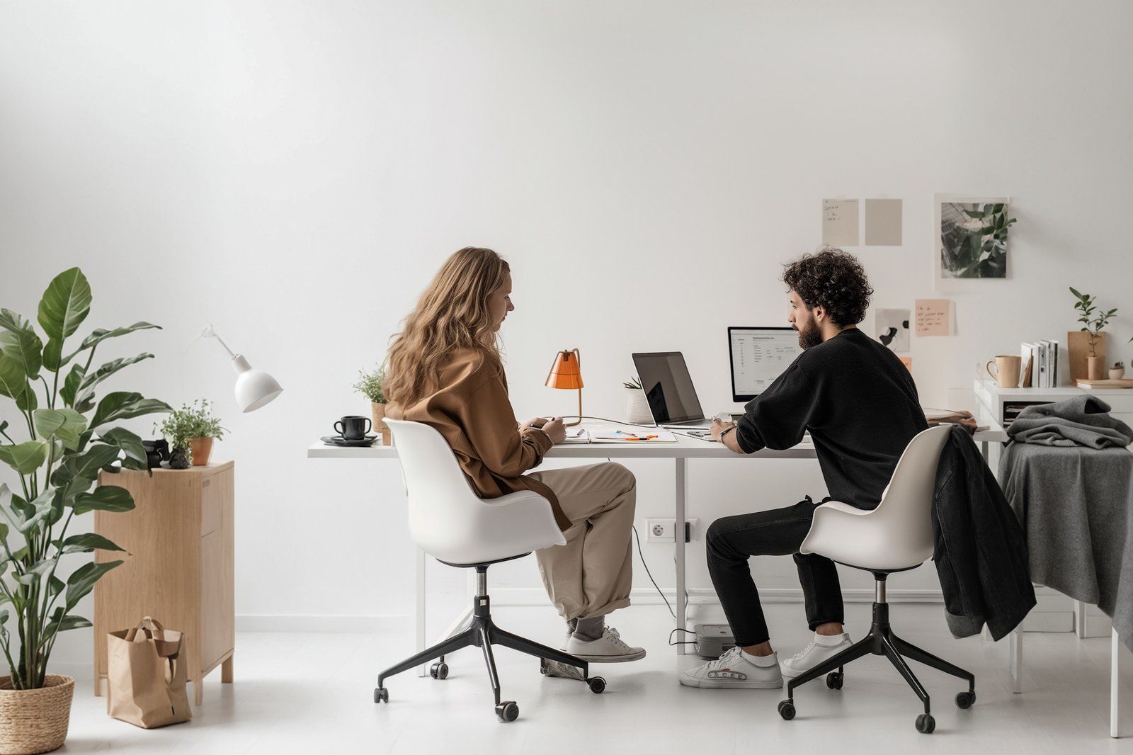 Discusión de trabajo entre profesionales, ilustrando 'Function calling y MCP en ecommerce: cómo los LLMs ejecutan acciones re