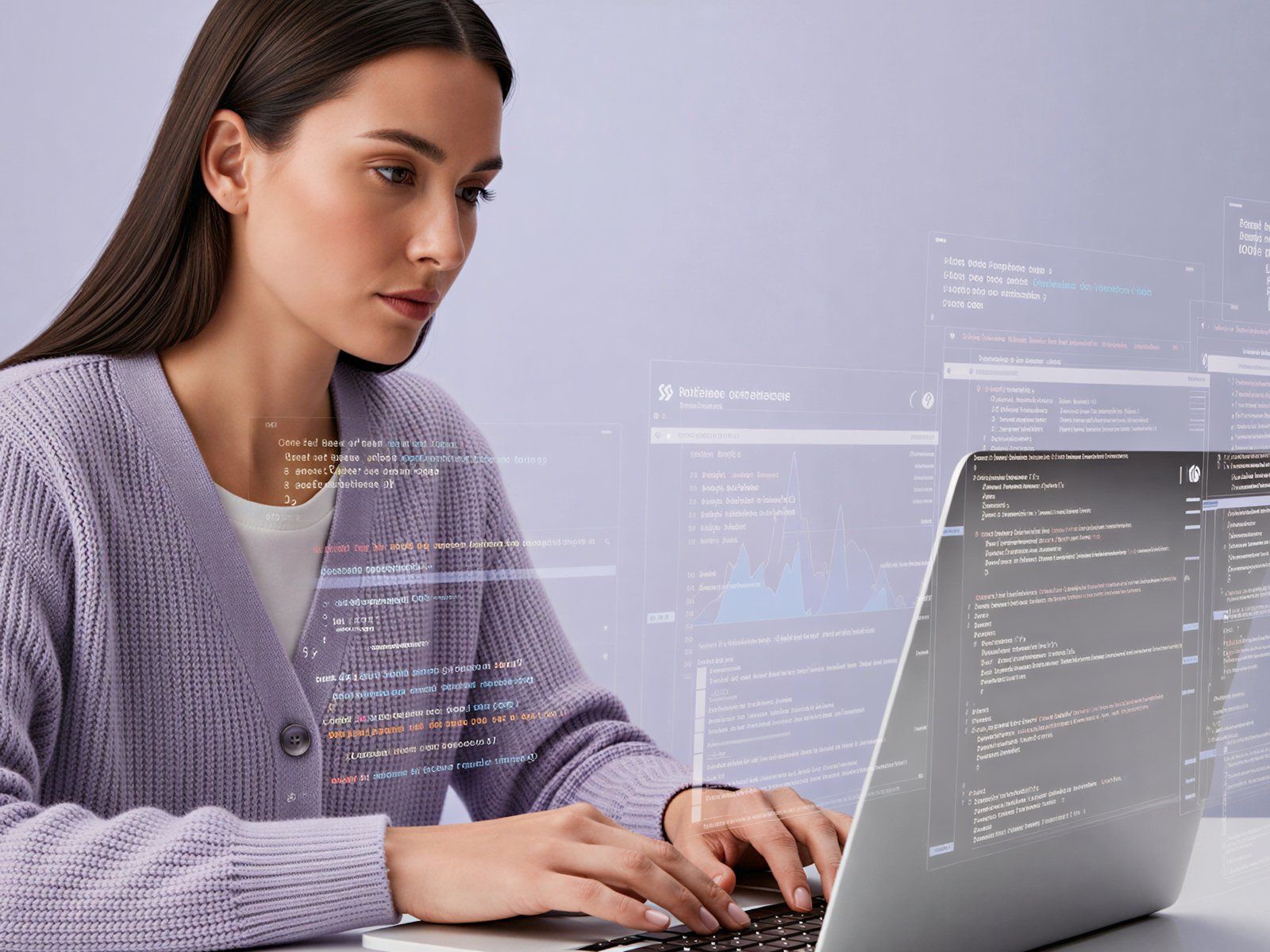Programador concentrado en sesión de desarrollo, ilustrando 'n8n para ecommerce: cómo crear automatizaciones inteligentes que