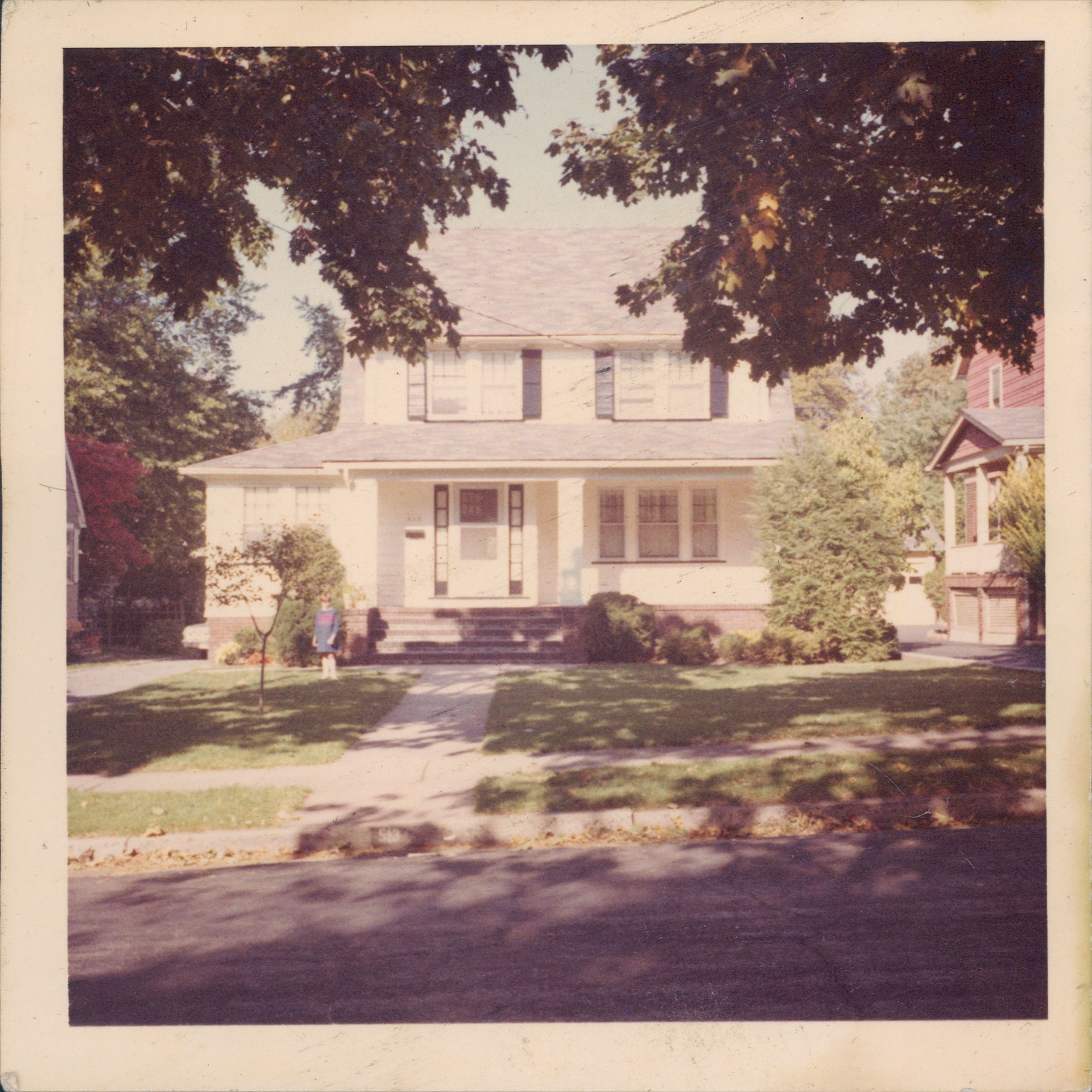 513 Wyoming Avenue, Millburn with Ellen in Left Front About 1960