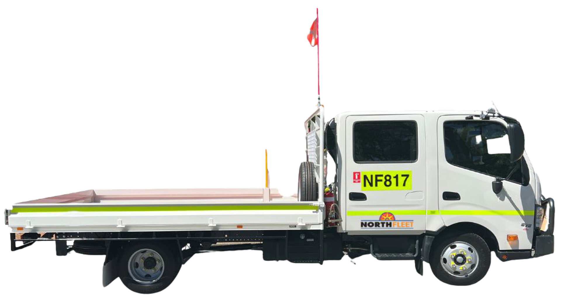 Northfleet branded dual cab truck