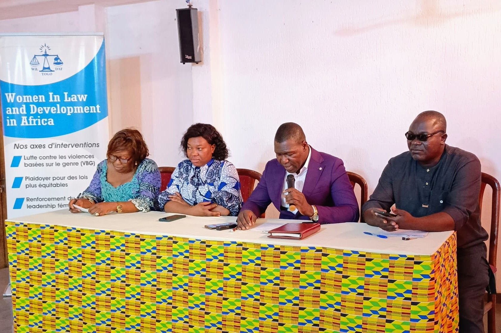 La table d'honneur des officiels 